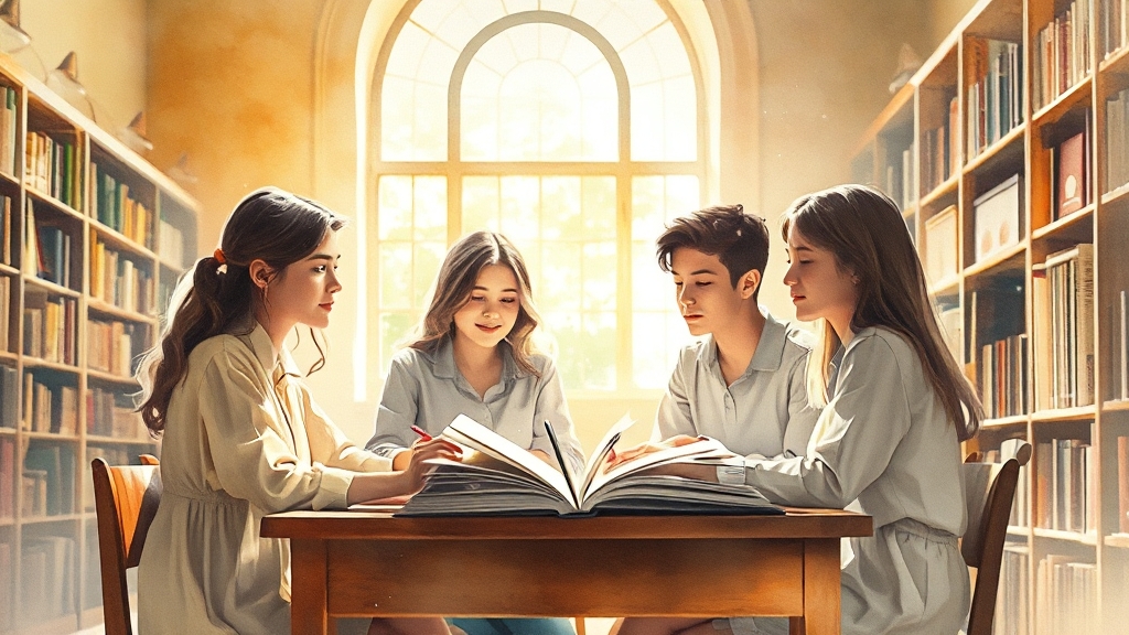 국가장학금, 왜 중요할까요? (watercolor 스타일)