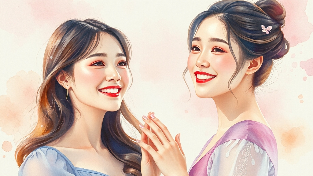 영자와 영숙 집중 분석! (watercolor 스타일)