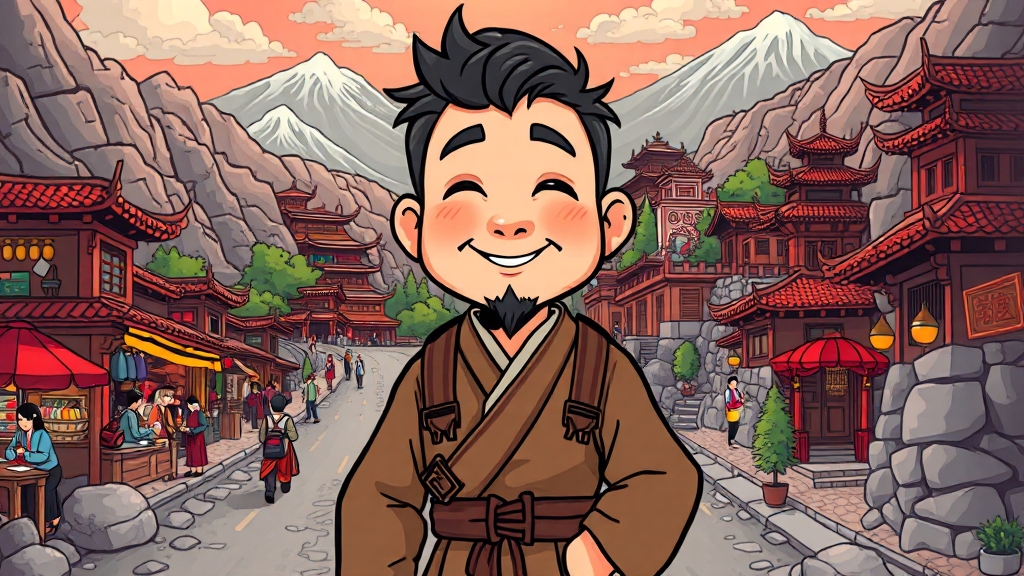 여행의 본질을 담은 스타일과 이야기 (cartoon 스타일)