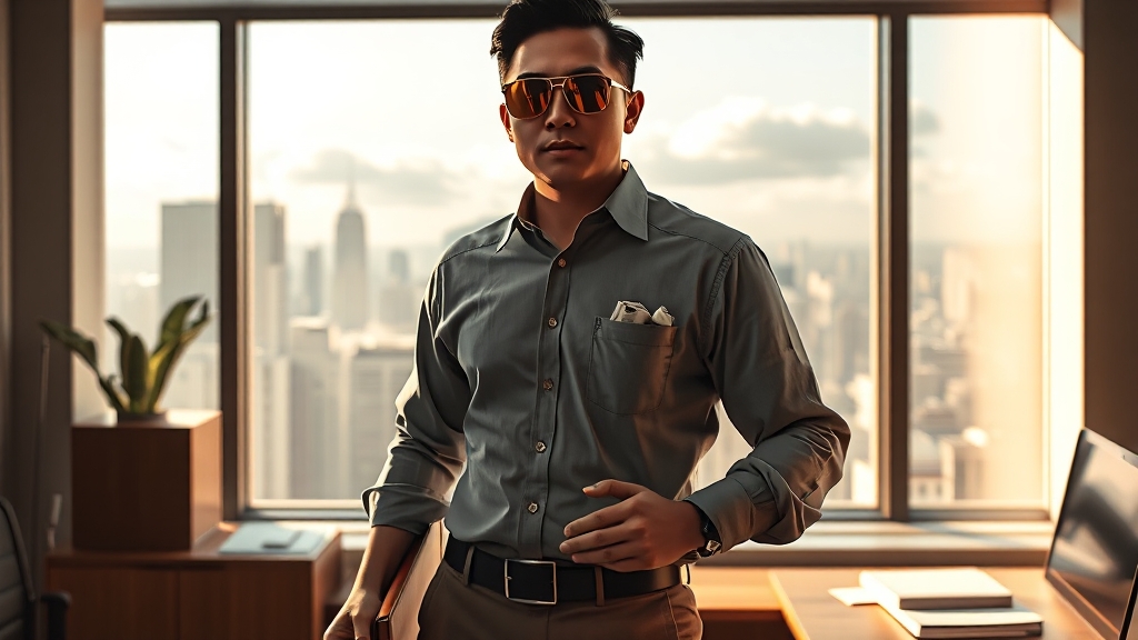 사회 풍자와 메시지 (realistic 스타일)