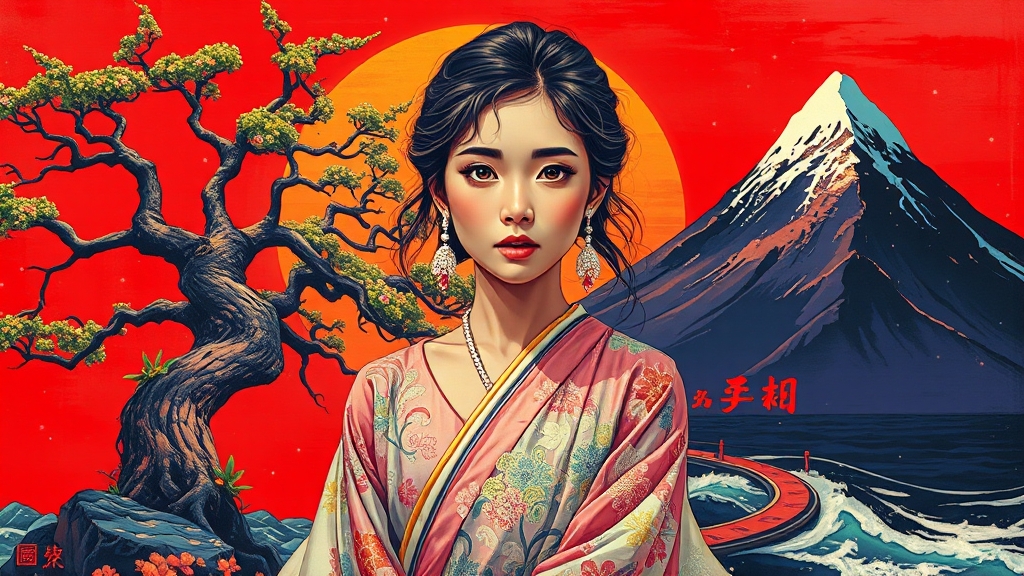 주렴옥막, 어떤 드라마인가요? (popart 스타일)