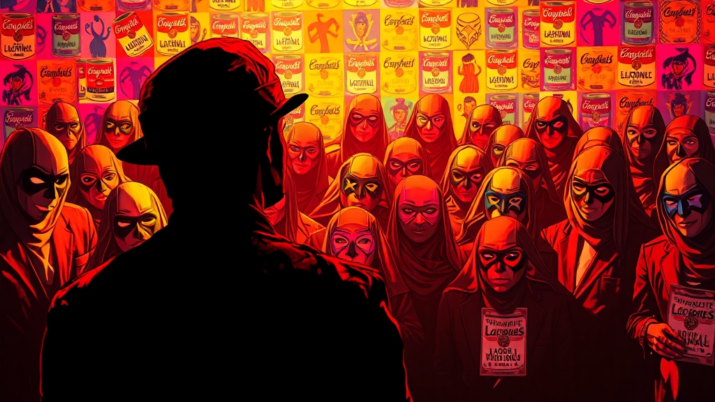 확장되는 세계관과 VIP의 영향력 (popart 스타일)