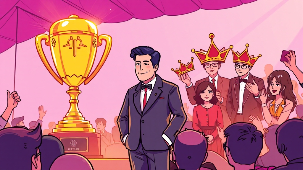 주요 수상 결과는? (cartoon 스타일)