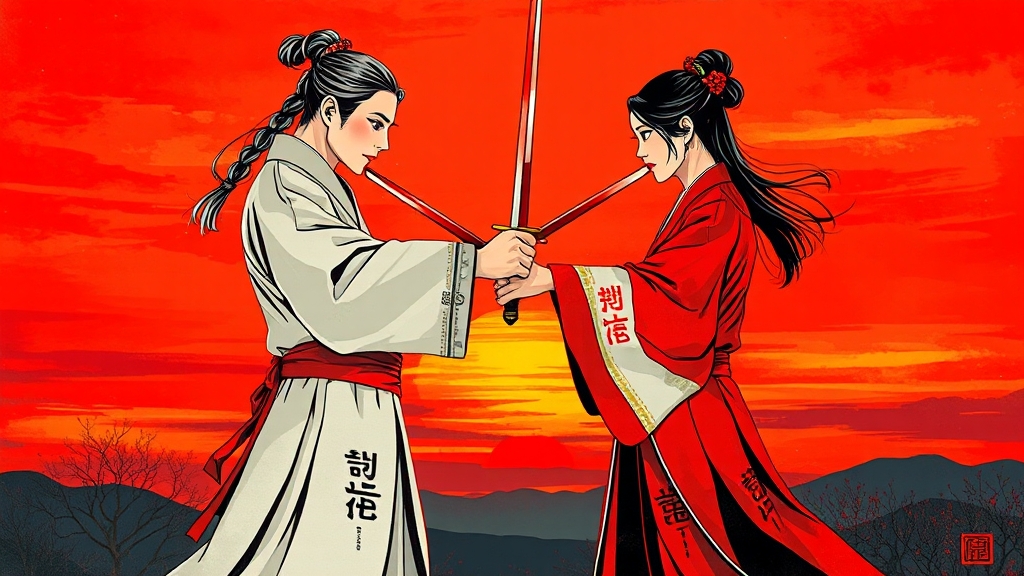 복수와 사랑 줄거리 (popart 스타일)