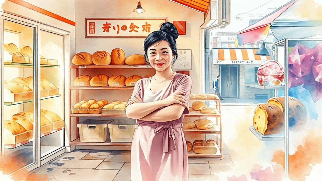 방문 정보 및 영업시간 (watercolor 스타일)