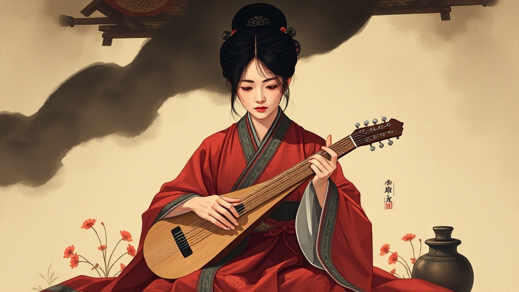 드라마 속 판소리 & 전통 예술 (illustration 스타일)