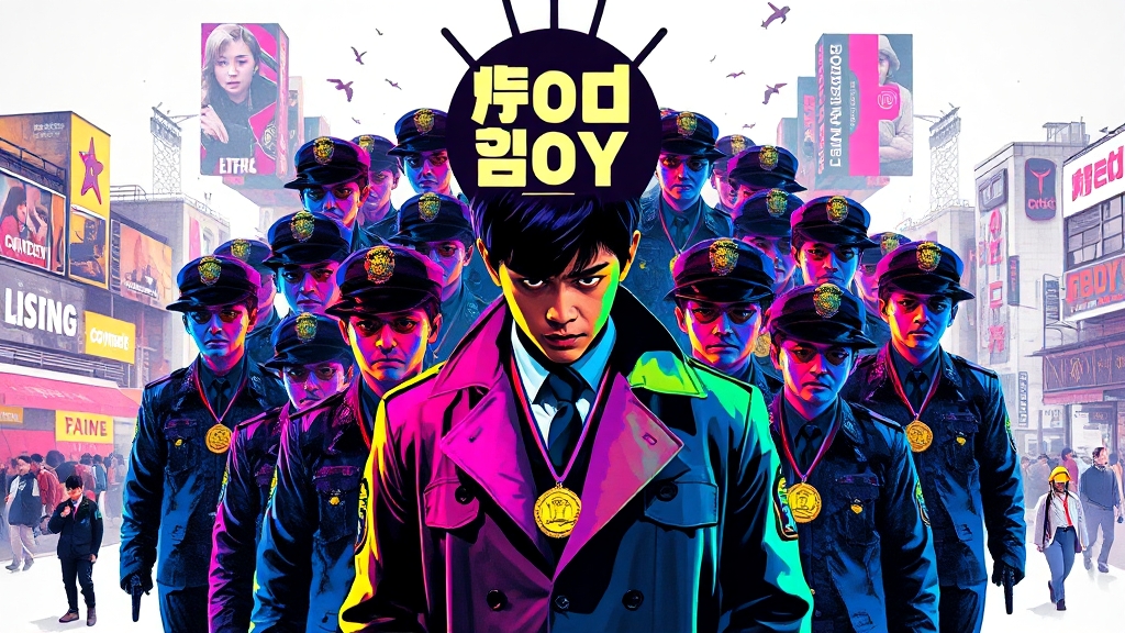 '굿보이' 주요 줄거리와 스토리라인 (popart 스타일)
