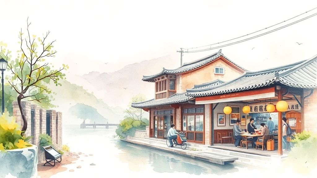주요 촬영지 한눈에 보기 (watercolor 스타일)