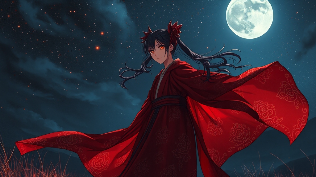 현대판 견우와 선녀 등장 (illustration 스타일)
