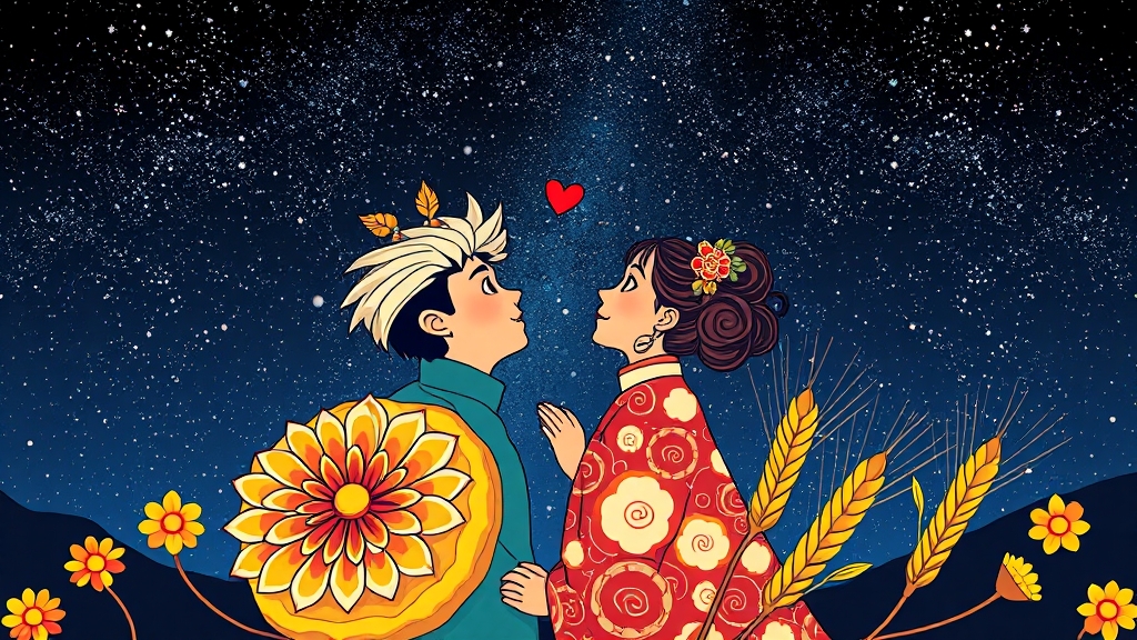 칠월 칠석, 특별한 날 (popart 스타일)
