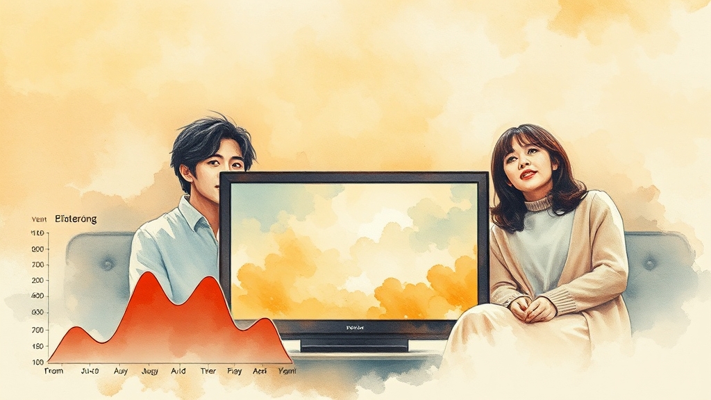 최신 주말 드라마 편성표 (watercolor 스타일)