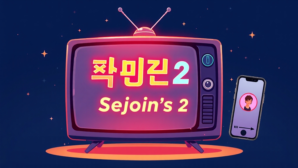 인기 tvN 편성표 확인 요령 (cartoon 스타일)