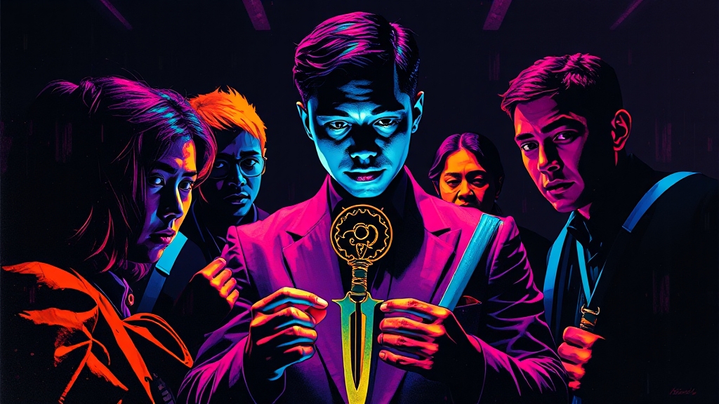 새로운 등장인물과 기존 캐릭터의 변화 (popart 스타일)