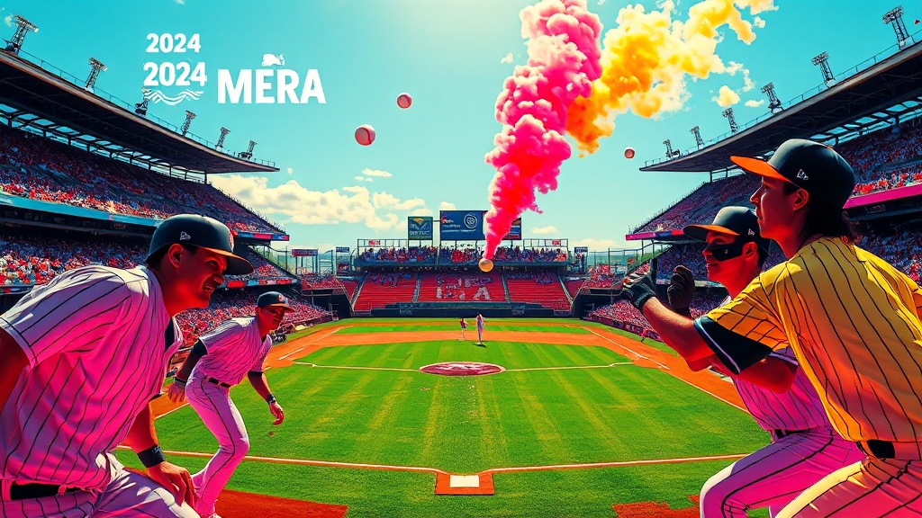 2024 MLB 개막! (popart 스타일)