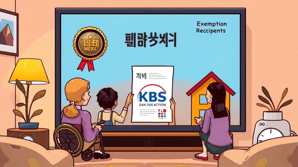 면제 대상, 누가 해당될까? (cartoon 스타일)