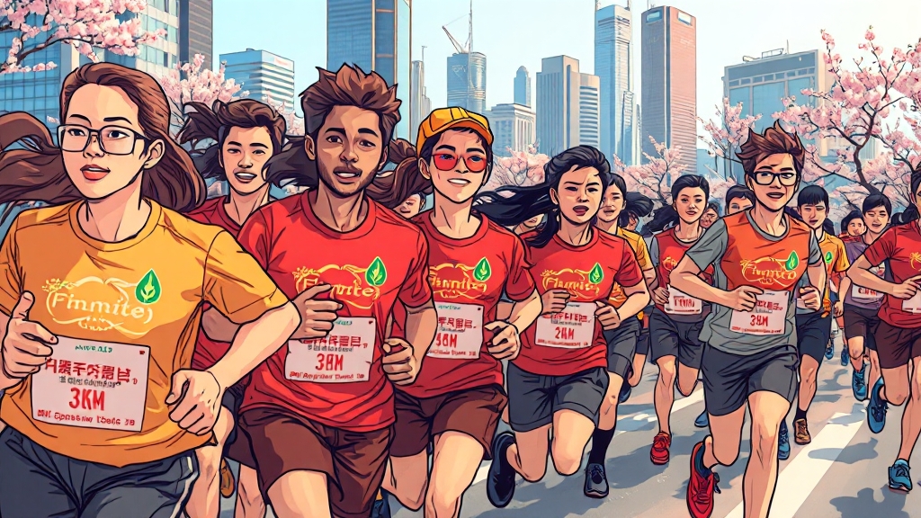20주년 마라톤 개요 (illustration 스타일)