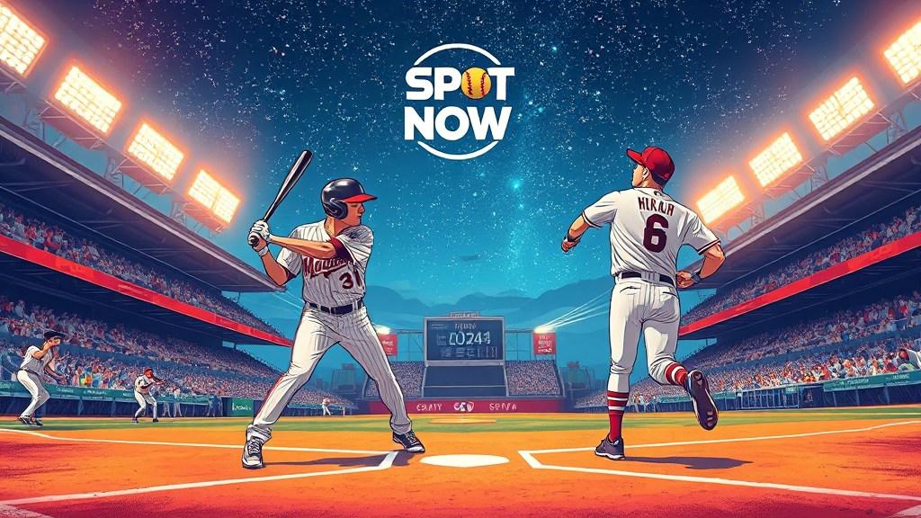 MLB 중계 최신 소식 & 업데이트 (illustration 스타일)
