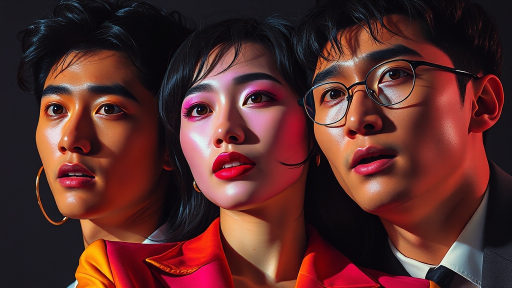 배우들의 연기력과 캐릭터 분석 (popart 스타일)