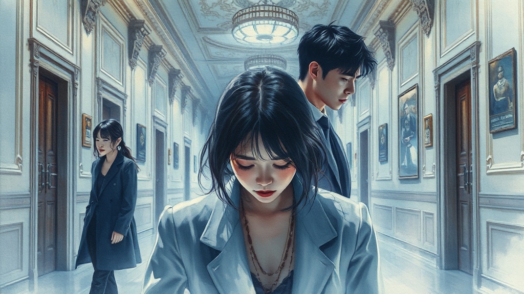 주요 등장인물 소개 (watercolor 스타일)