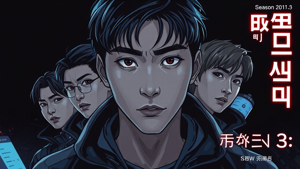 시즌3, 심리전이 중요 포인트 (illustration 스타일)
