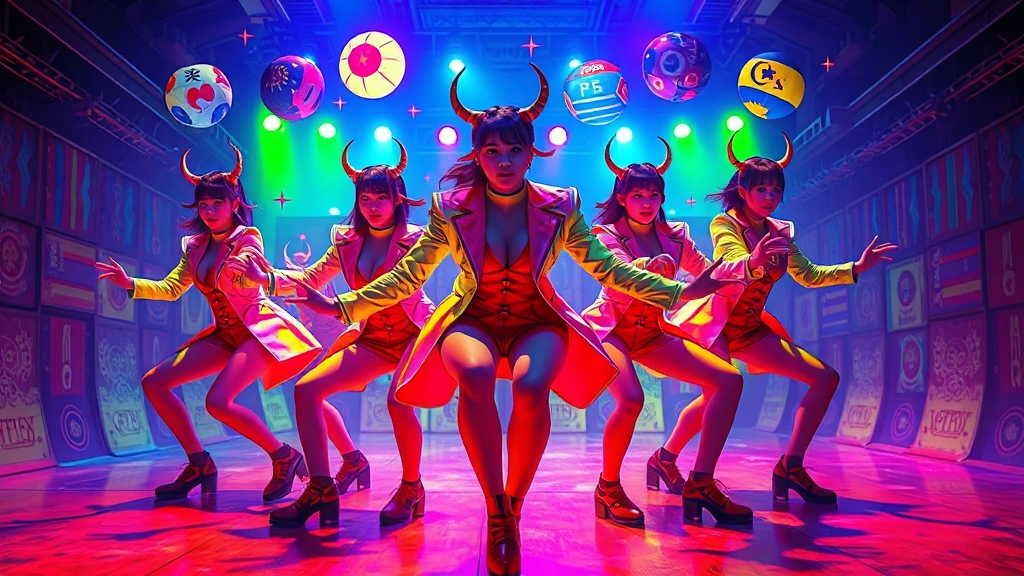 글로벌 인기 요인 (popart 스타일)