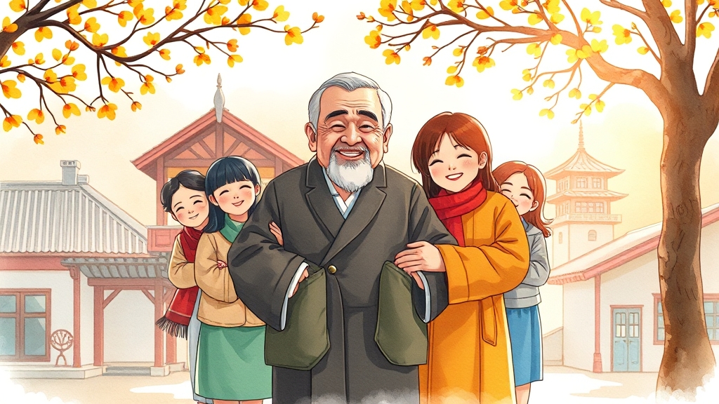 명장면과 감동 스토리 회상 (cartoon 스타일)