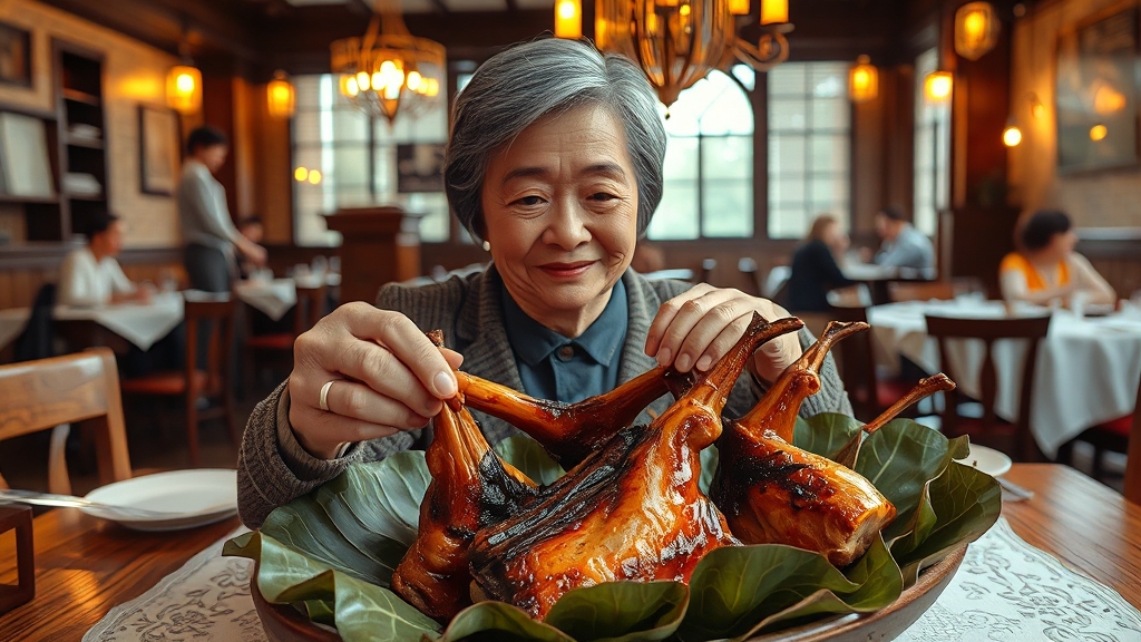22년 전통, 연잎 숙성 닭갈비 (realistic 스타일)