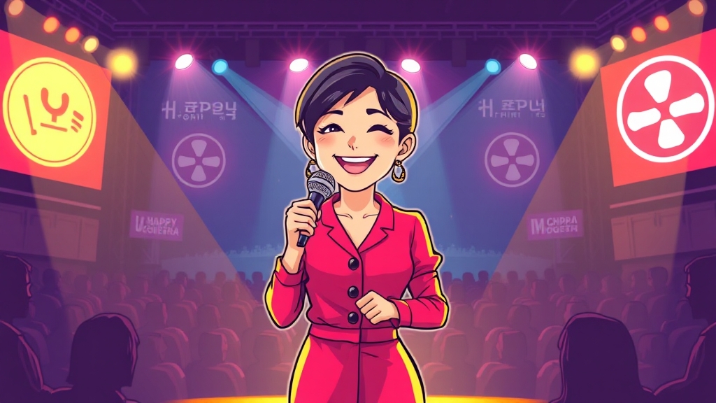 신봉선의 코미디 데뷔 스토리 (cartoon 스타일)