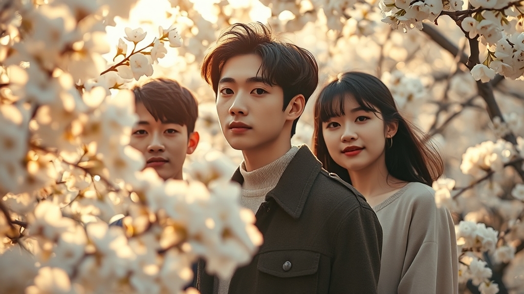 주요 인물 관계도 (realistic 스타일)
