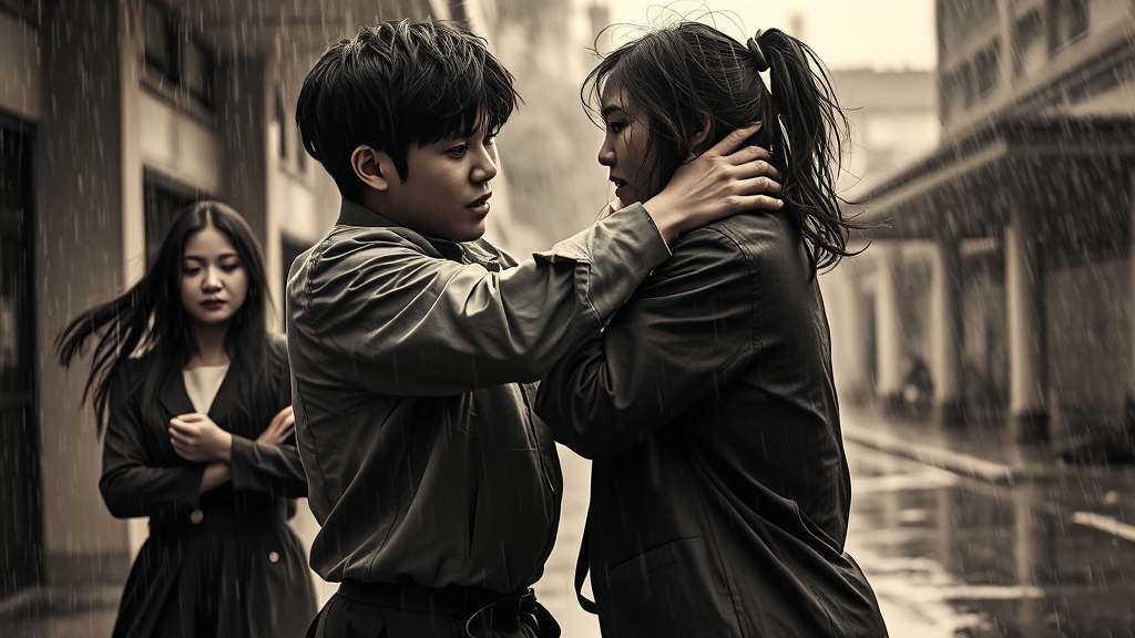 주요 사건과 갈등 (realistic 스타일)