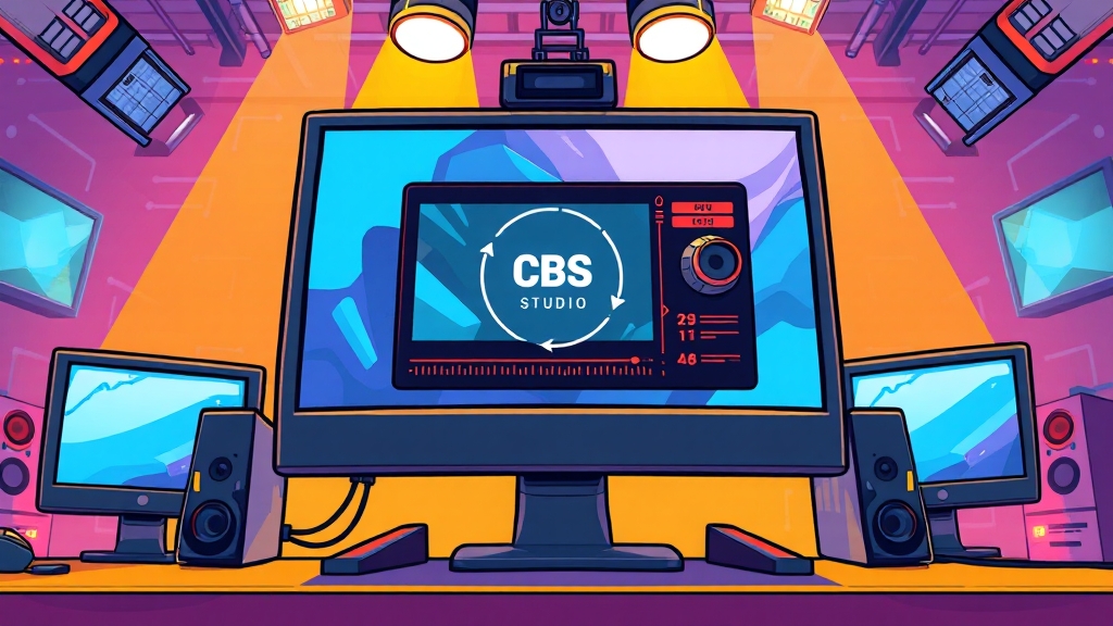 OBS Studio 성능 최적화 및 활용 팁 (cartoon 스타일)