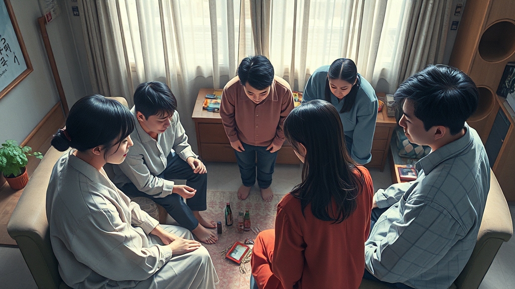 등장인물 및 관계도 분석 (realistic 스타일)