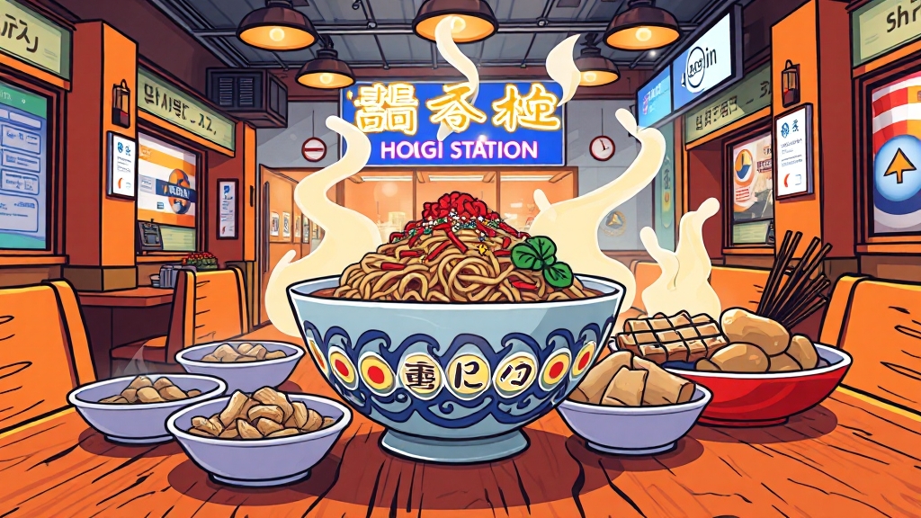 동대문 밀면 메뉴 및 가격 정보 (cartoon 스타일)