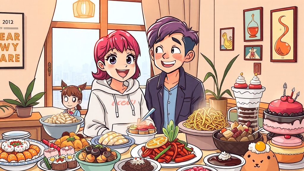 쯔양, '전참시' 출연으로 알려지다 (cartoon 스타일)
