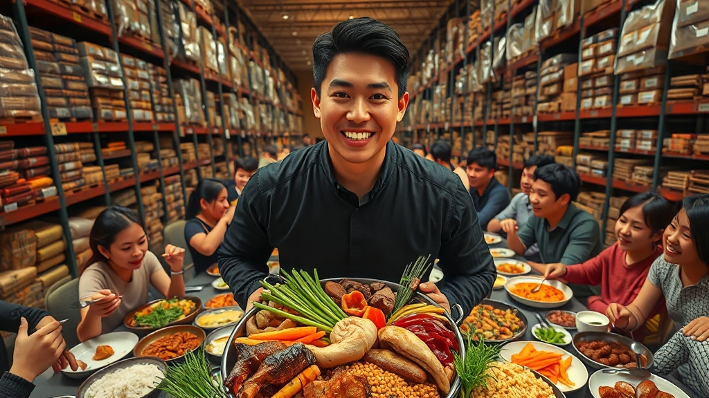 쯔양 먹방 관련 궁금증 (realistic 스타일)