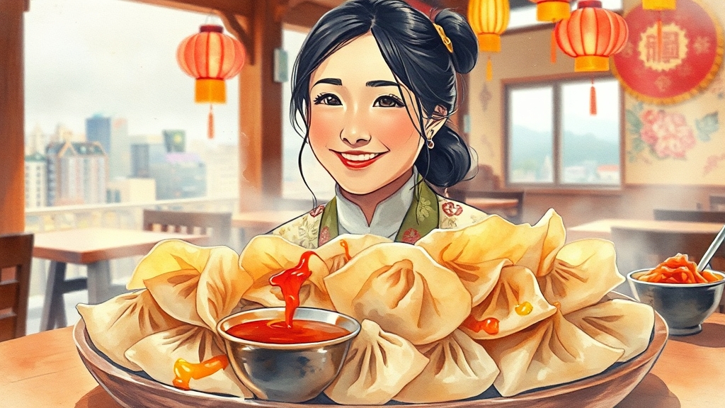 만승제면소, 꼭 가봐야 할 맛집 (watercolor 스타일)