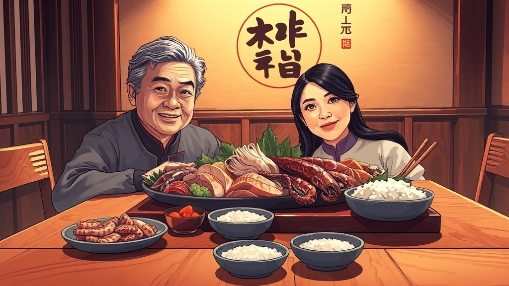 '한국인의 밥상' 소개 (illustration 스타일)