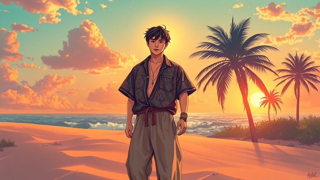 섬총각 영웅, 성공 요인은? (illustration 스타일)