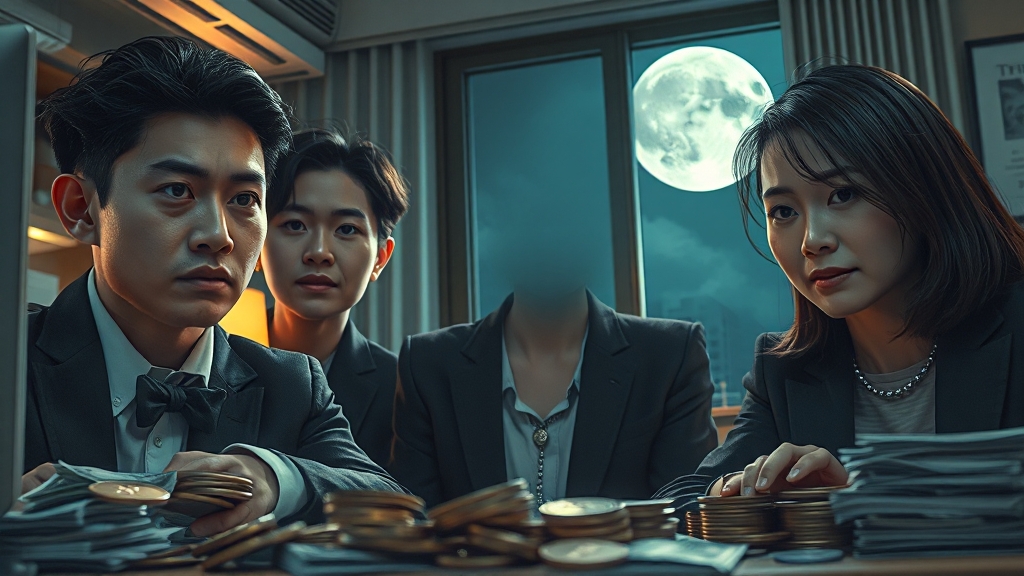 드라마 배경과 비하인드 (realistic 스타일)