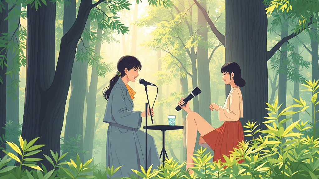 특별한 게스트와의 만남 (illustration 스타일)