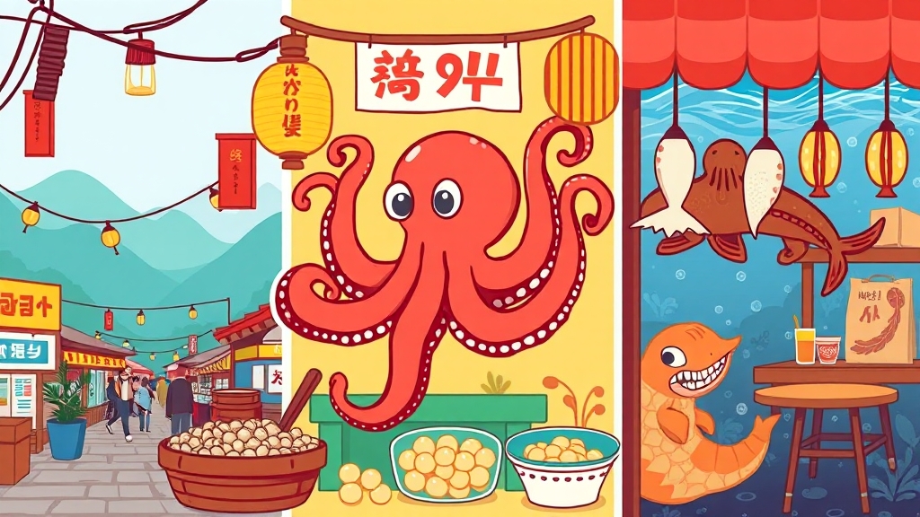 맛집 정보 및 방문 팁 (cartoon 스타일)