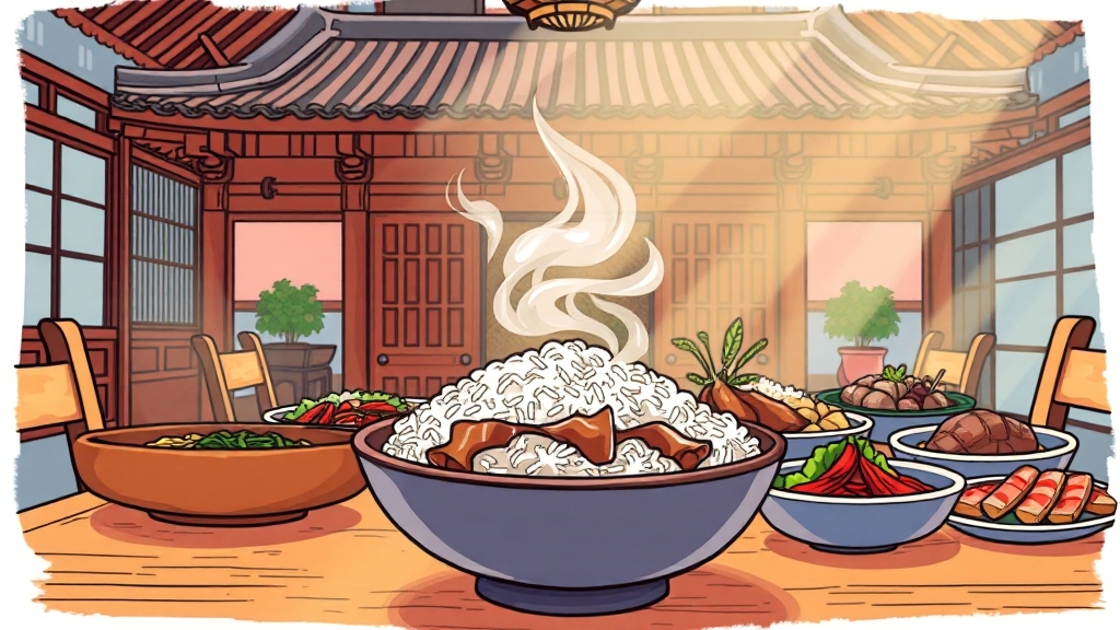 생생정보 맛집 정보 (cartoon 스타일)