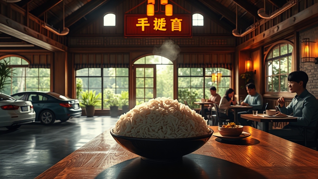 식당 위치 및 운영 정보 (realistic 스타일)