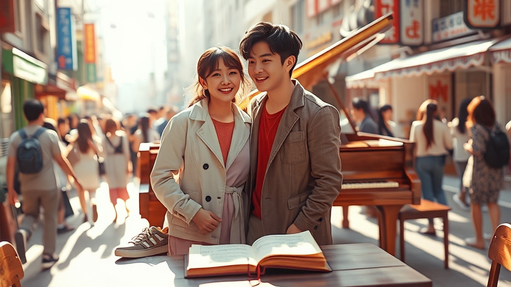 장우혁의 소개팅: 오채이와의 만남 (realistic 스타일)