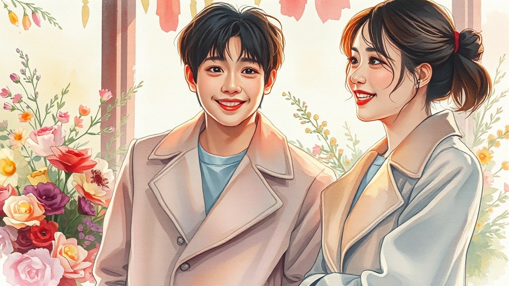 청춘 드라마 '마이 유스' (watercolor 스타일)