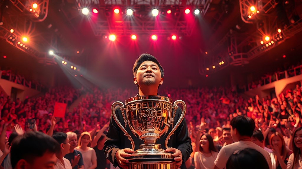 경기 결과와 박서진 활약 (realistic 스타일)