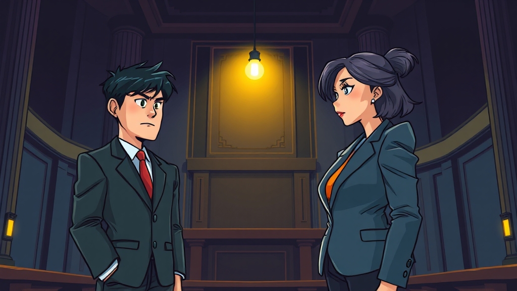 정이신 vs 차수열: 갈등 심화 (cartoon 스타일)