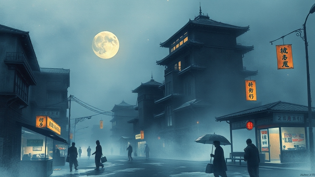 숨겨진 흑막 (watercolor 스타일)