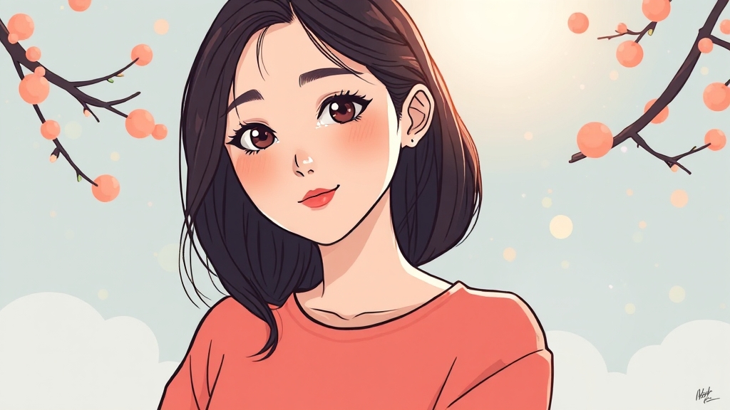 전여빈은 누구? (cartoon 스타일)