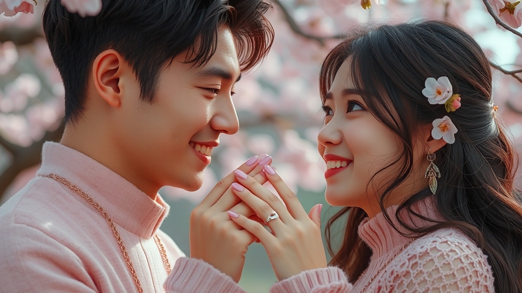 열애설의 시작 (realistic 스타일)